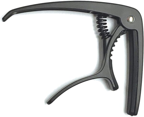 Senor Guitar Capo for Acoustic Guitar | Capo for Classical Guitar | Electric Guitar | Bass Guitar | Ukulele & Banjo Capo | Modern Design Lightweight Professional Capo for Guitars - Black - Image 2