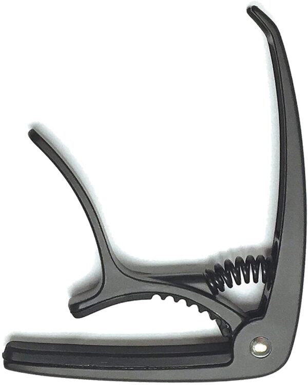 Senor Guitar Capo for Acoustic Guitar | Capo for Classical Guitar | Electric Guitar | Bass Guitar | Ukulele & Banjo Capo | Modern Design Lightweight Professional Capo for Guitars - Black - Image 3