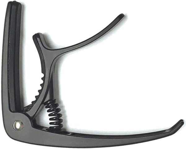 Senor Guitar Capo for Acoustic Guitar | Capo for Classical Guitar | Electric Guitar | Bass Guitar | Ukulele & Banjo Capo | Modern Design Lightweight Professional Capo for Guitars - Black - Image 4