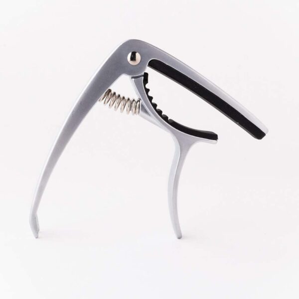 Senor Guitar Capo for Acoustic Guitar | Capo for Classical Guitar | Electric Guitar | Bass Guitar | Ukulele & Banjo Capo | Modern Design Lightweight Professional Capo for Guitars - Silver