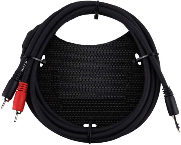 Senor Cable 3.5 mm Stereo to Dual 1/4" Mono (Male) Stereo Breakout Cable 10 Feet - Pack of 2 - Image 2