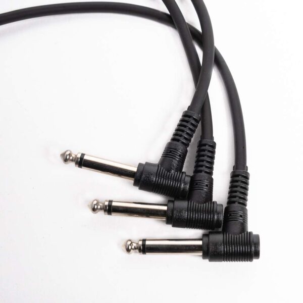 Senor Cable 6 Inch Guitar Patch Cable Black 6-Pack Guitar Effect Pedal Cables | Pedal Patch Cables | Guitar Effect Patch Cables | Patch Cables Guitar | Guitar Patch Cables | Guitar Cables Pedal - Image 4