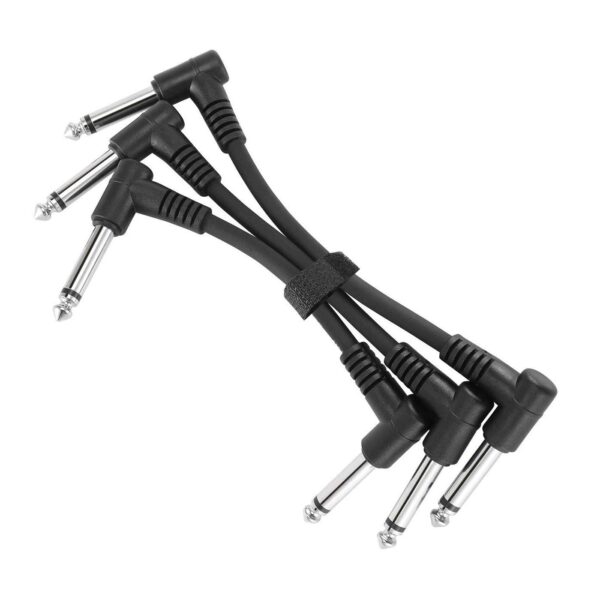 Senor Cable 6 Inch Guitar Patch Cable Black 6-Pack Guitar Effect Pedal Cables | Pedal Patch Cables | Guitar Effect Patch Cables | Patch Cables Guitar | Guitar Patch Cables | Guitar Cables Pedal - Image 6