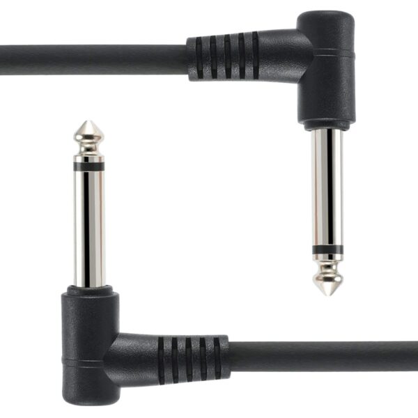 Senor Cable 6 Inch Guitar Patch Cable Black 6-Pack Guitar Effect Pedal Cables | Pedal Patch Cables | Guitar Effect Patch Cables | Patch Cables Guitar | Guitar Patch Cables | Guitar Cables Pedal - Image 5