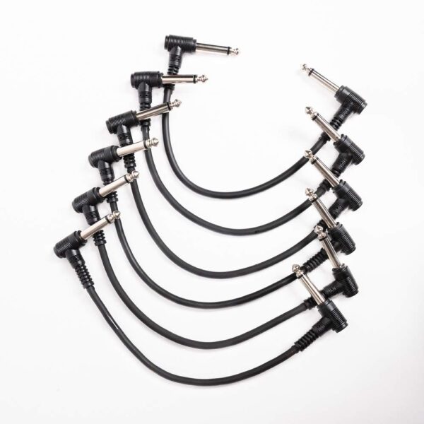 Senor Cable 6 Inch Guitar Patch Cable Black 6-Pack Guitar Effect Pedal Cables | Pedal Patch Cables | Guitar Effect Patch Cables | Patch Cables Guitar | Guitar Patch Cables | Guitar Cables Pedal