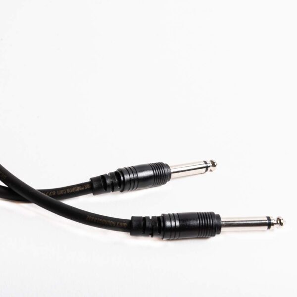 Senor Cable Instrument Cable | Instrument Cable Pack | Cable Instrument | Guitar Instrument Cable 18.6ft (Woven) Guitar Instrument Pack of 3 - Black - Image 4